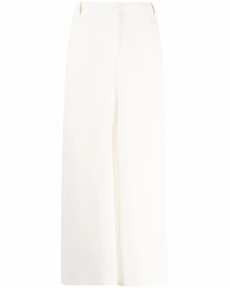 Valentino Garavani Cropped-Hose mit weitem Bein - Weiß Weiß