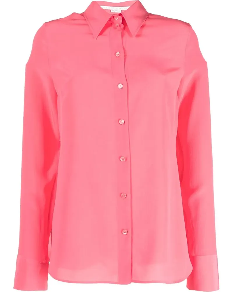 Stella McCartney Klassisches Seidenhemd - Rosa Rosa