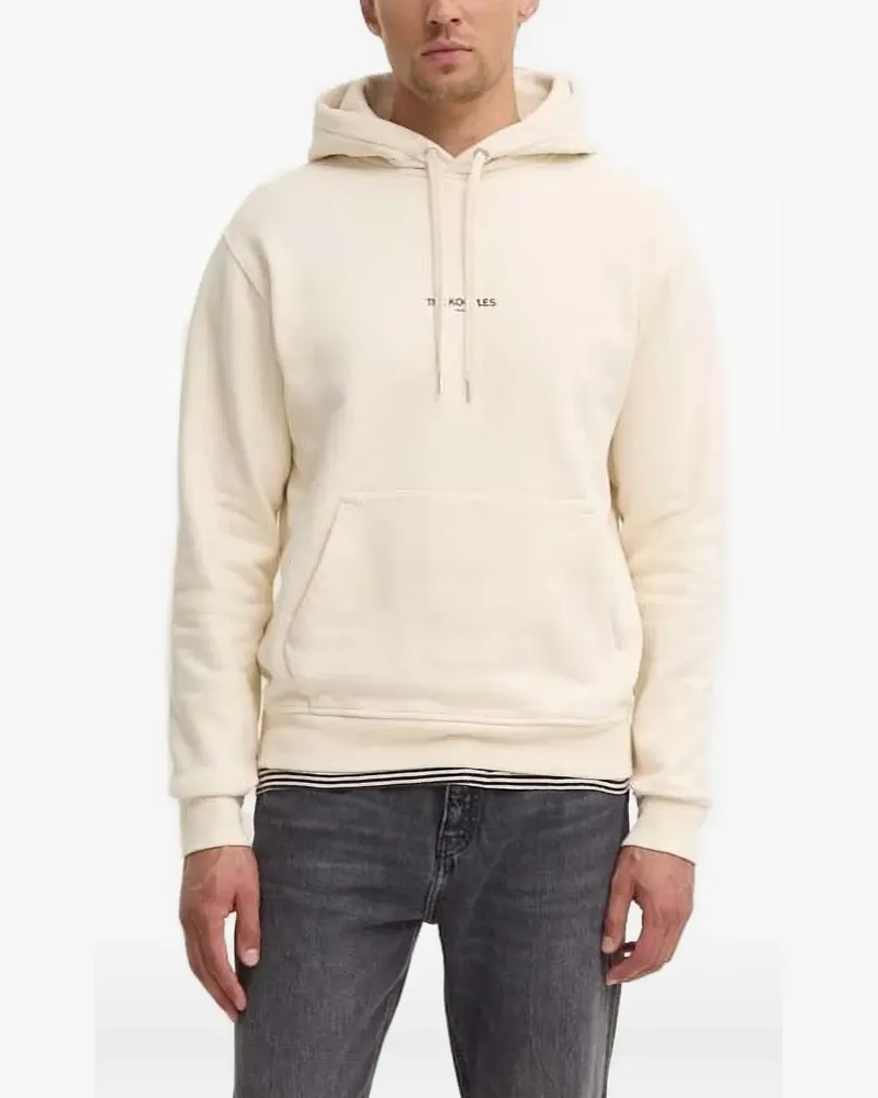The Kooples Hoodie mit Logo-Print - Nude Nude