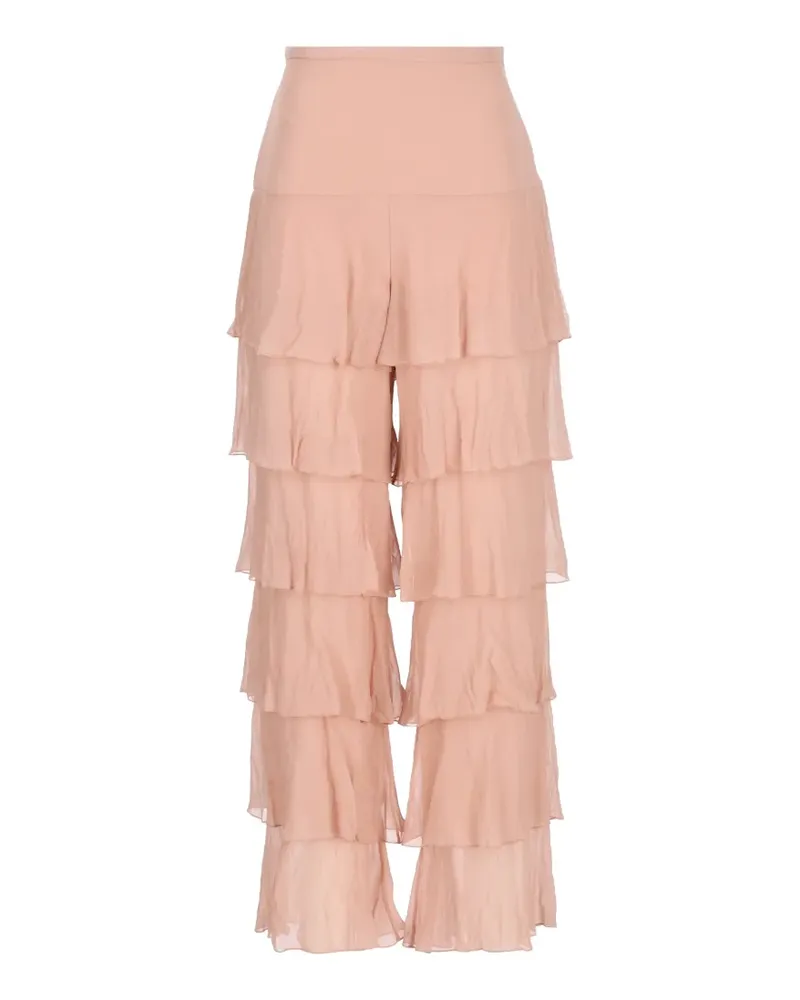 Valentino Garavani Gestufte Hose mit Rüschen - Rosa Rosa
