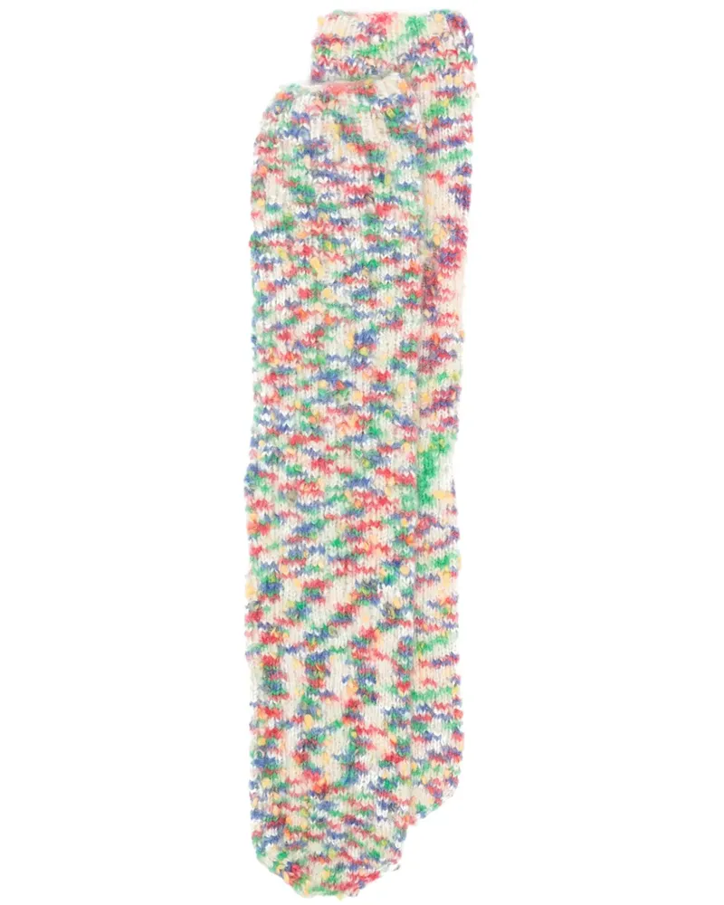 A.P.C. Socken mit abstraktem Muster - Nude Nude