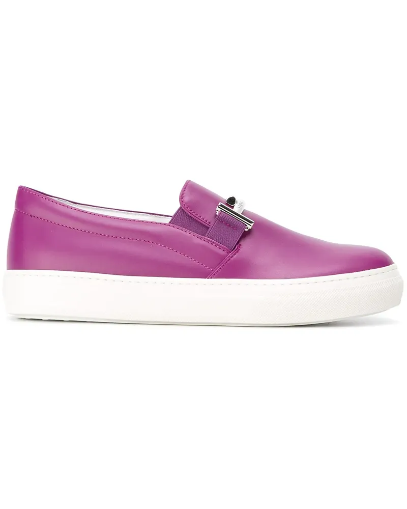 TOD'S Slip-On-Sneakers mit metallischem Detail - Rosa Rosa