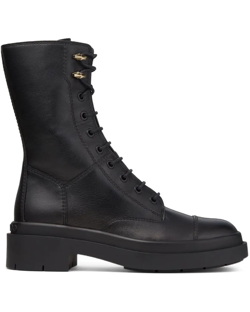 Jimmy Choo Stiefel mit Schnürung - Schwarz Schwarz