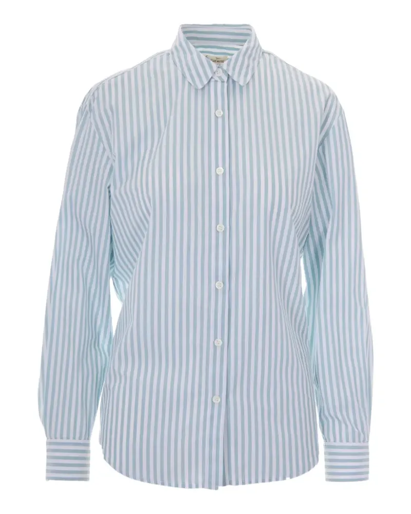 MC2 Saint Barth Brigitte Tennis Lover Snoopy striped shirt - Blau Blau