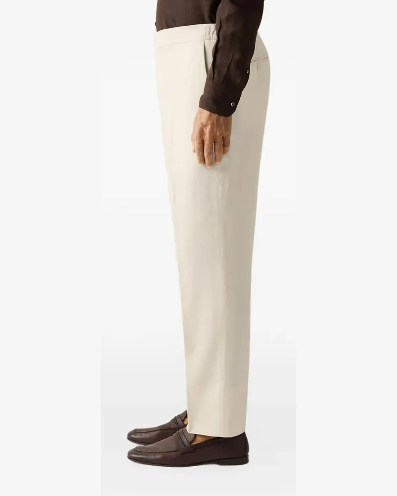 Ermenegildo Zegna Oasi Lino Hose - Grau Grau