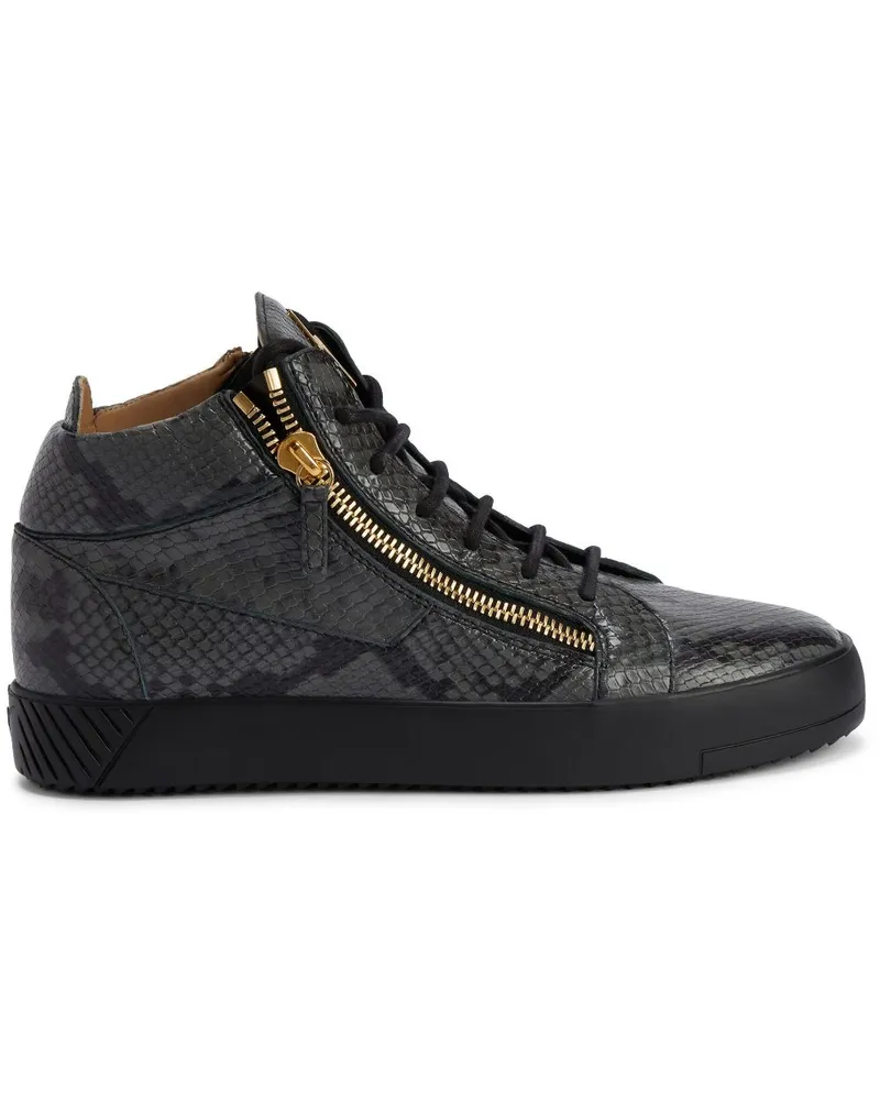 Giuseppe Zanotti Frankie High-Top-Sneakers Grau