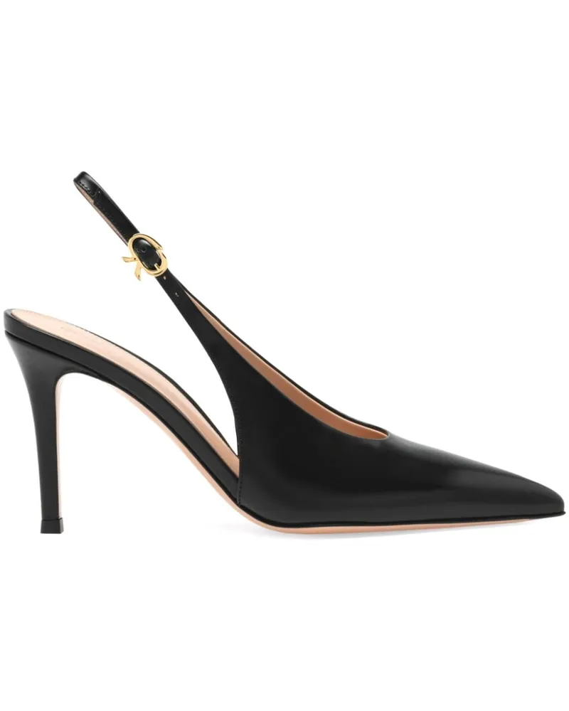 Gianvito Rossi Robbie Slingback-Pumps 85mm Schwarz