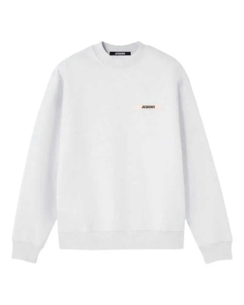 Jacquemus label sweatshirt - Grau Grau