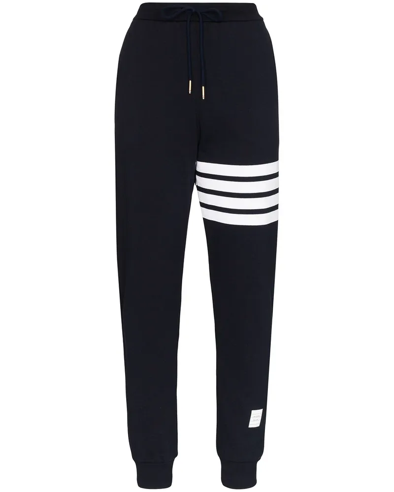 Thom Browne Jogginghose mit Streifen - Blau Blau