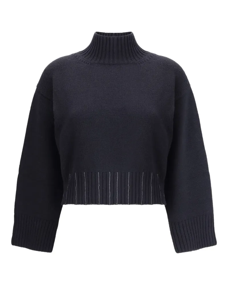 Fabiana Filippi Pullover mit Stehkragen - Blau Blau