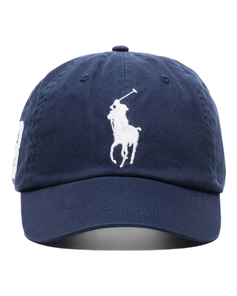 Ralph Lauren Baseballkappe mit Polo Pony-Stickerei - Blau Blau