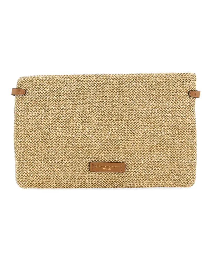 Gianni Chiarini Hermy clutch bag - Nude Nude