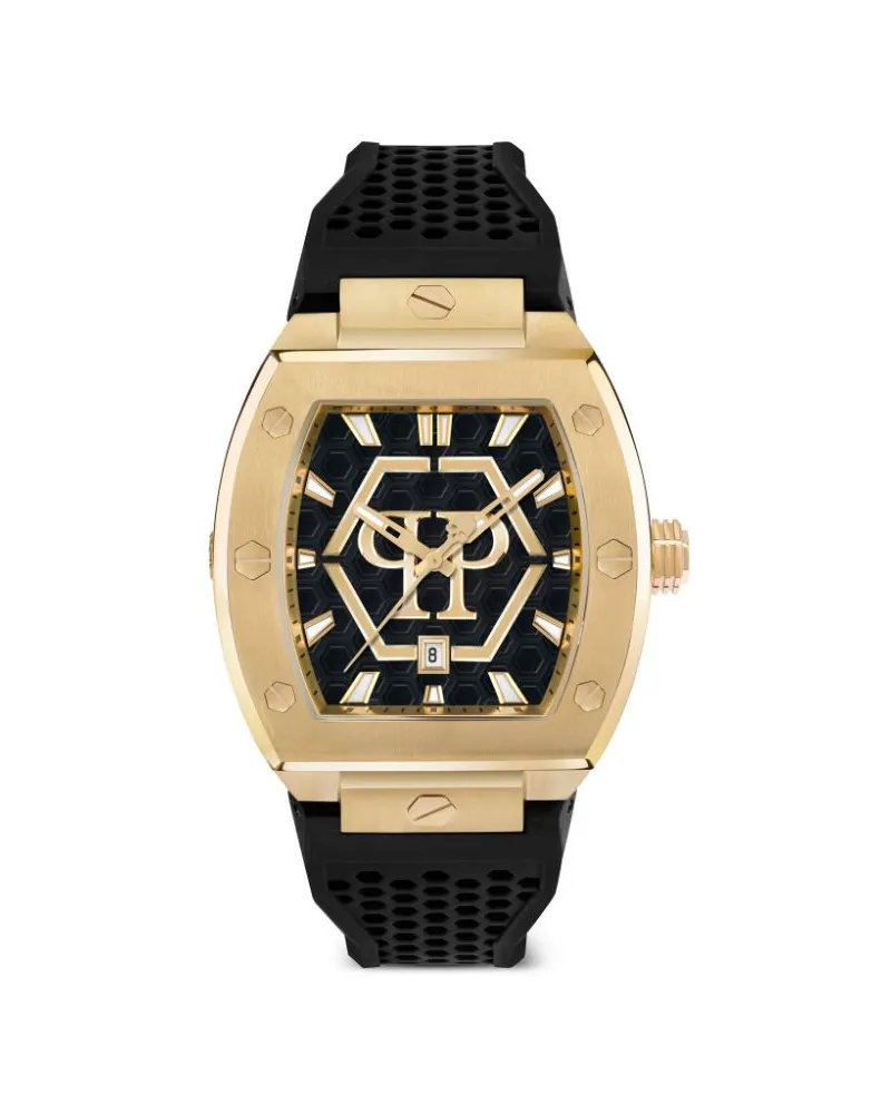 Philipp Plein The Hexagon Phantom 44mm - Schwarz Schwarz