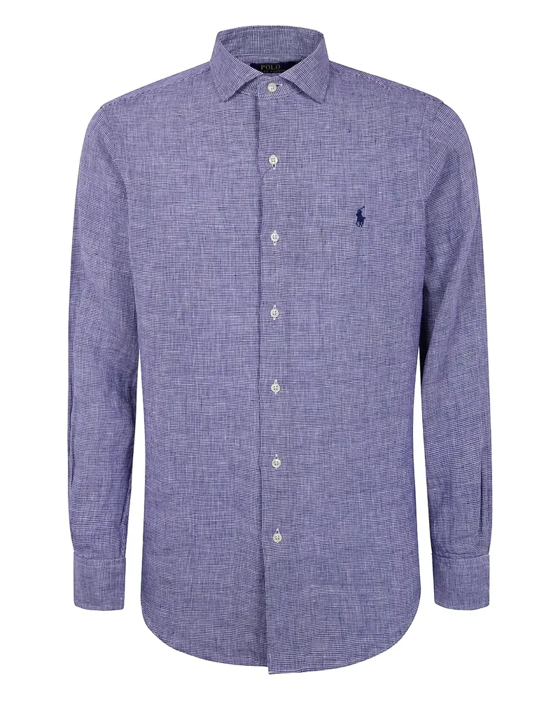 Ralph Lauren Hemd aus Leinen - Blau Blau