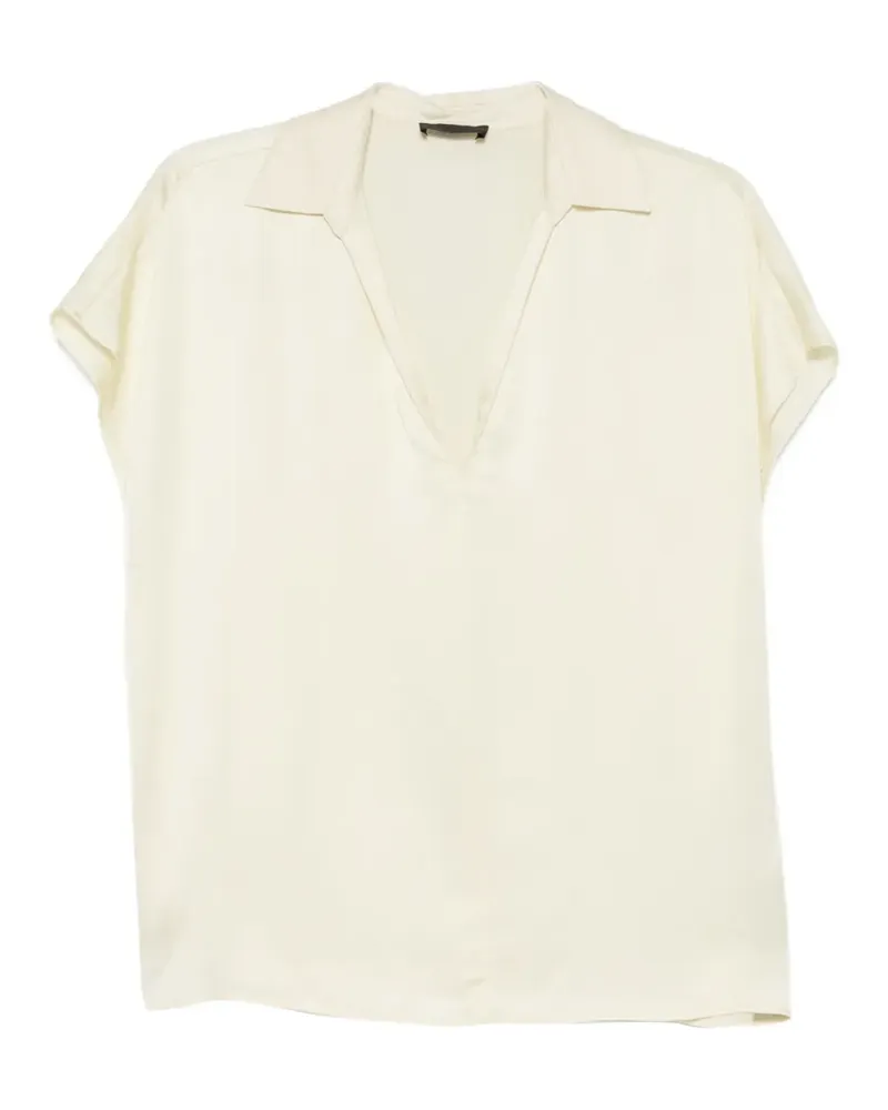 Liu Jo V-neck short-sleeve blouse - Nude Nude