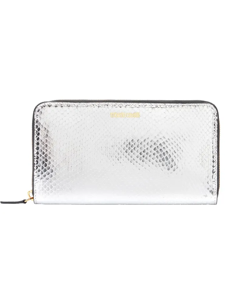 Roberto Cavalli Klassisches Portemonnaie - Silber Silber