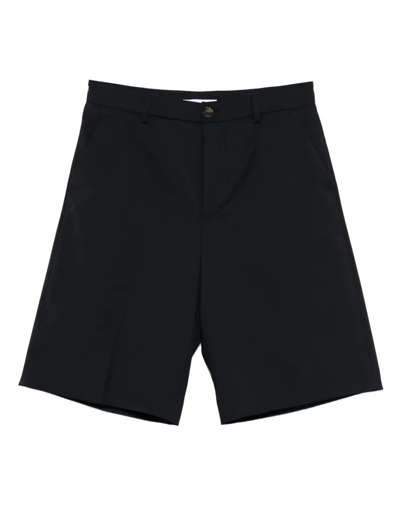 Manuel Ritz Shorts aus Wolle - Blau Blau