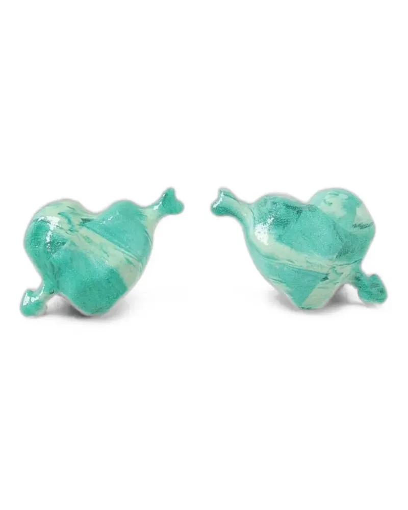 SUNNEI heart-shape earrings - Gold Gold