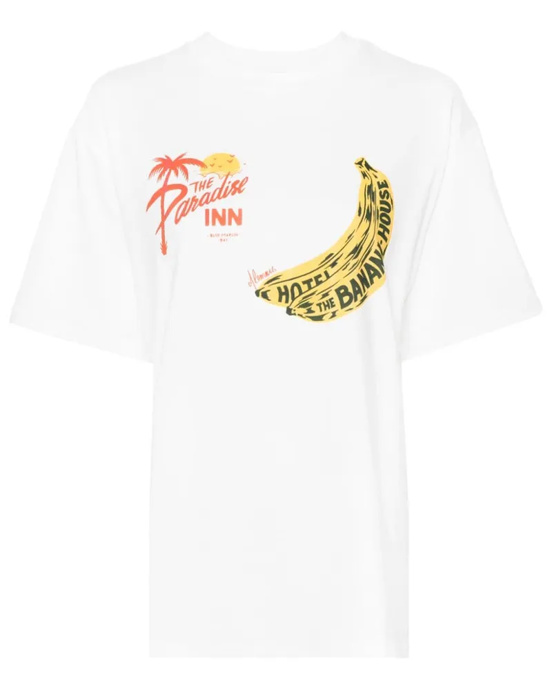 ALEMAIS Banana T-Shirt aus Baumwolle Nude