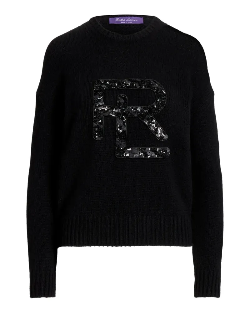 Ralph Lauren sequin embellished sweater - Schwarz Schwarz