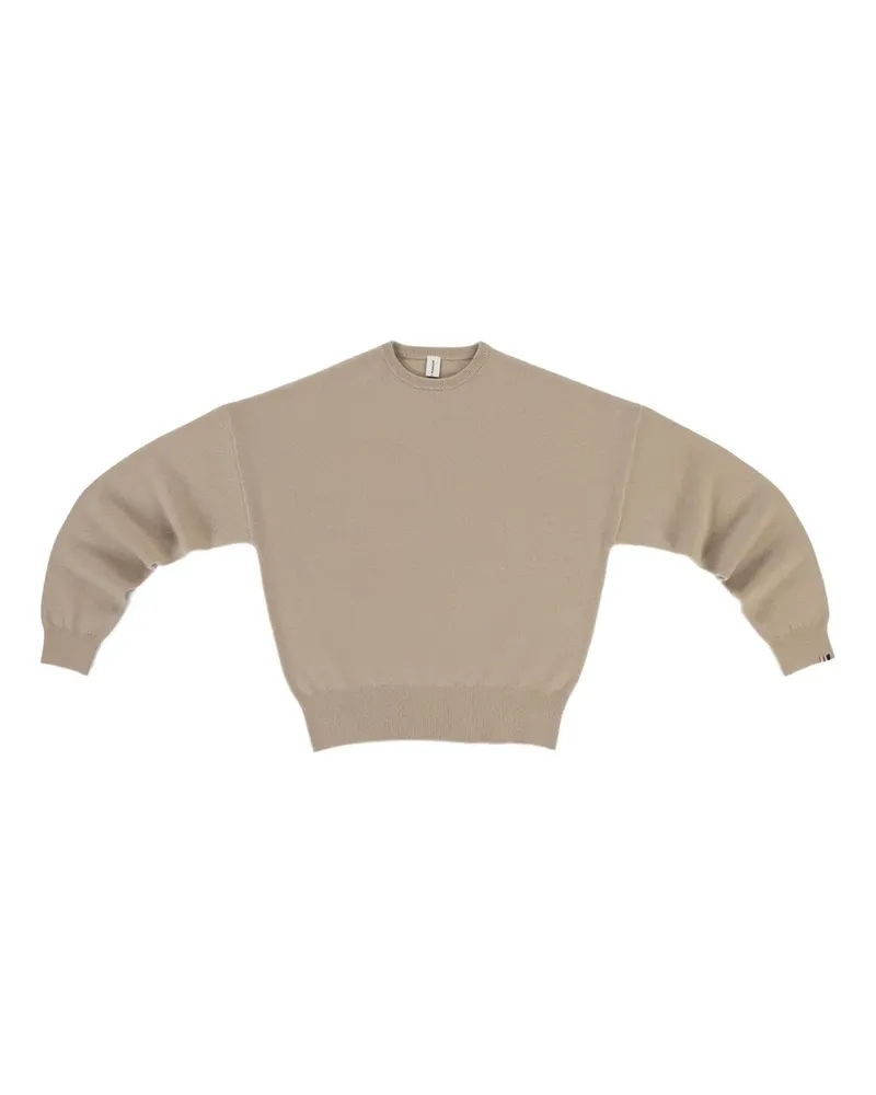 extreme cashmere crew-neck long-sleeve sweater - Nude Nude