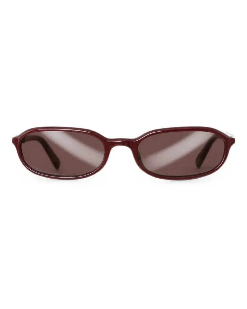 ROTATE Birger Christensen oval-frame sunglasses Rot