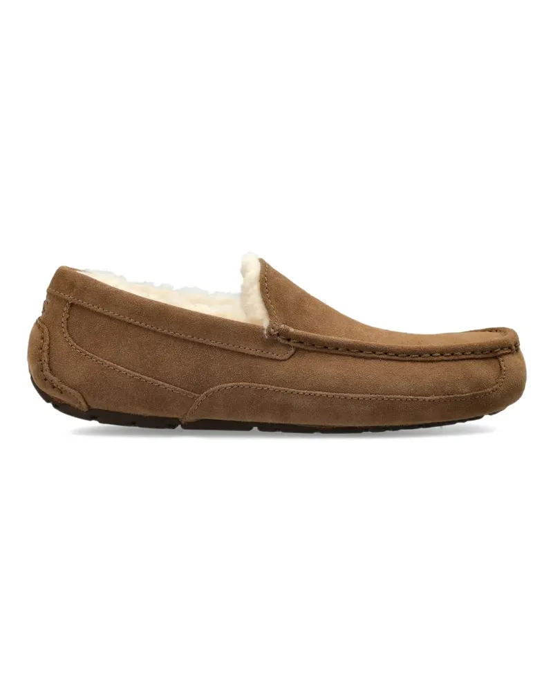 UGG Ascot Loafer aus Kalbswildleder - Braun Braun