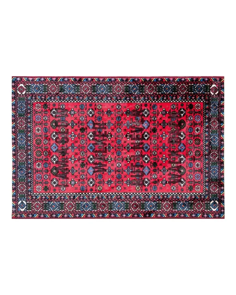Seletti Slow Walker Teppich - Rot Rot