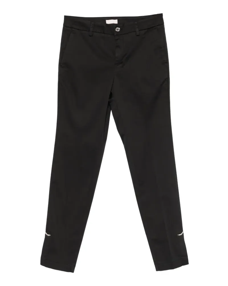Liu Jo embellishment trousers - Schwarz Schwarz