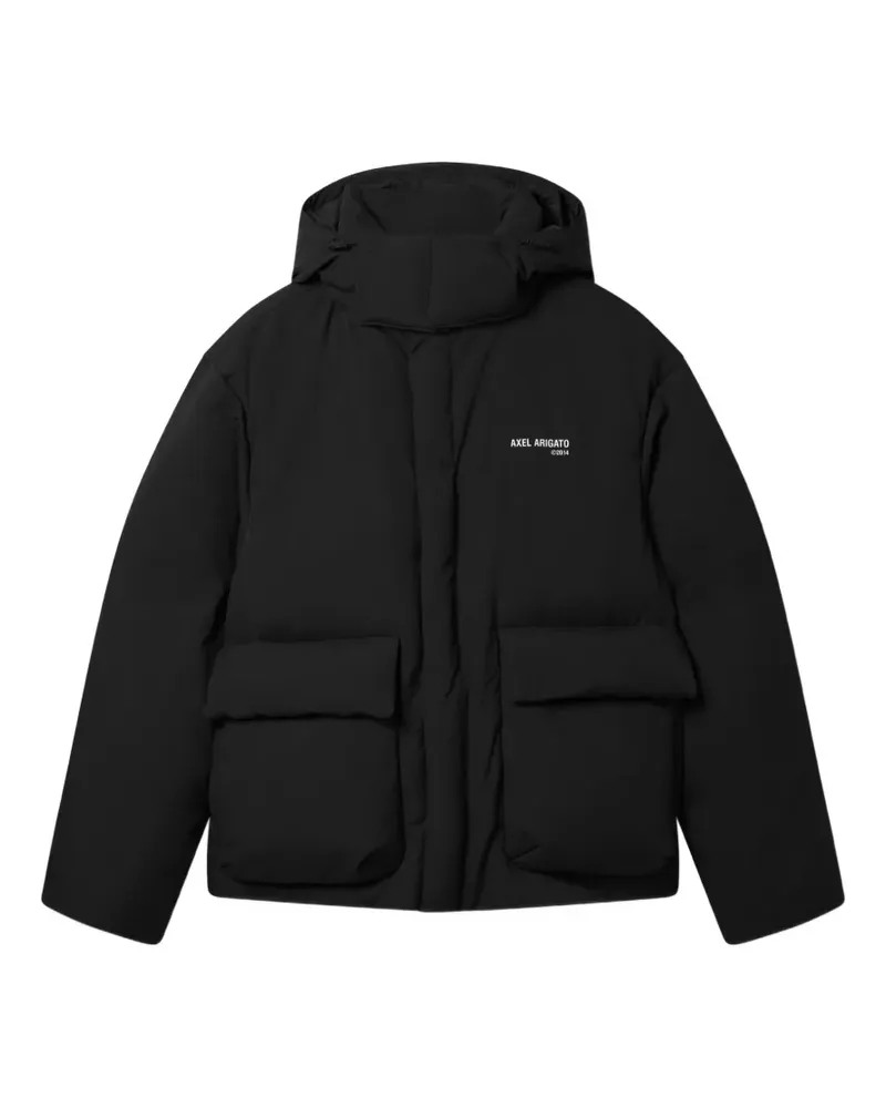 Axel Arigato Gesteppte Tent Jacke - Schwarz Schwarz