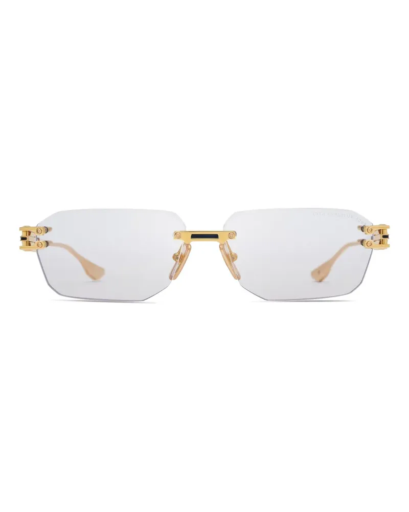 DITA geometric-frame sunglasses - Gold Gold
