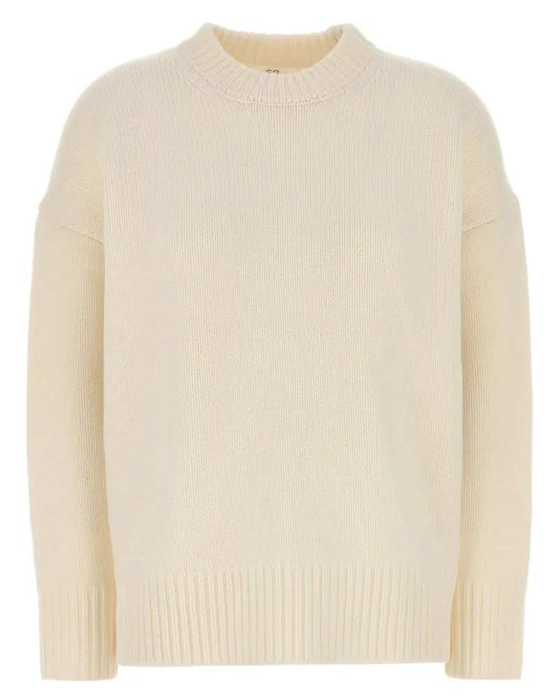 Co Oversized-Pullover mit Rundhalsausschnitt - Nude Nude
