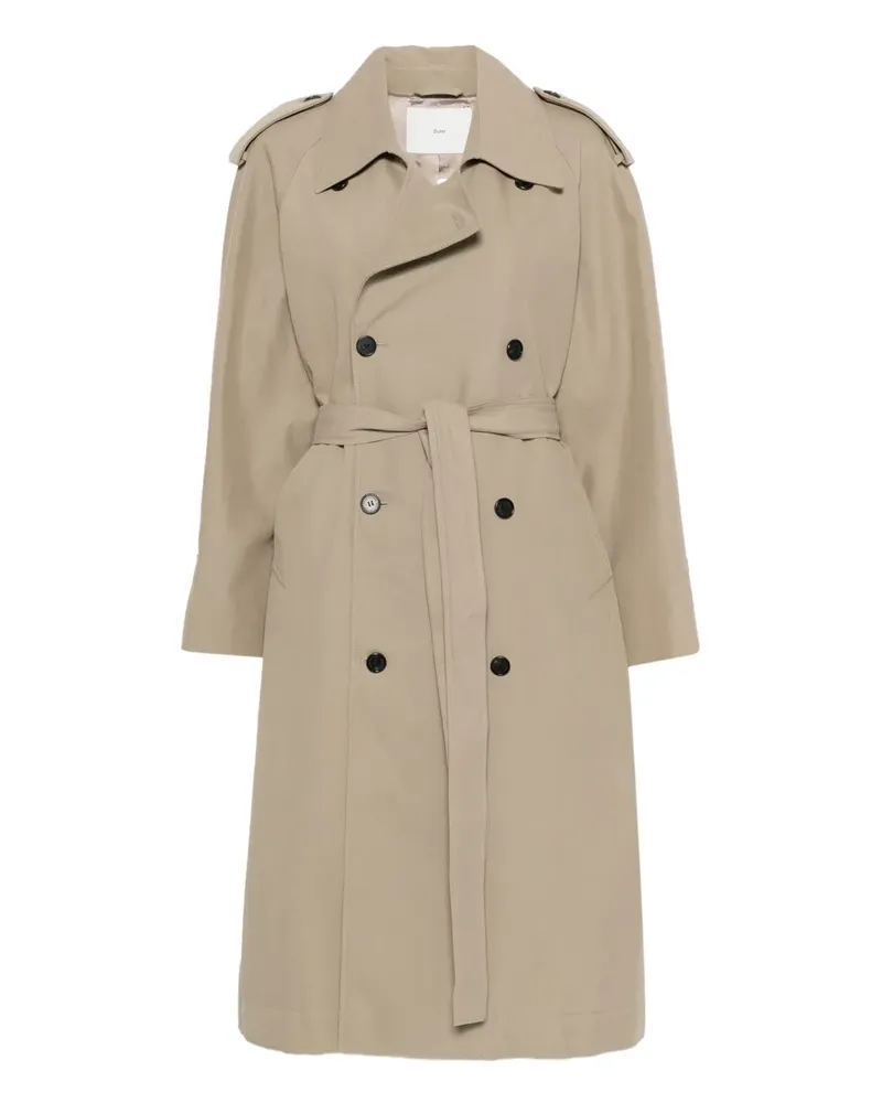 Dunst double-breasted trench coat - Nude Nude