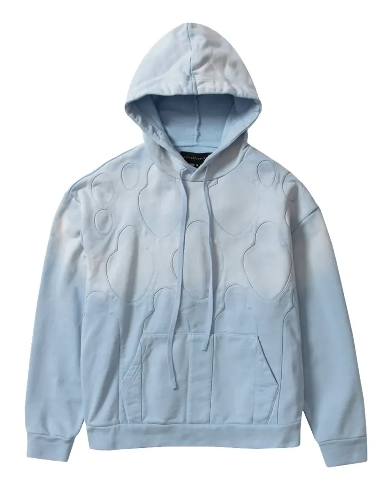 WHO DECIDES WAR chapel hoodie - Blau Blau