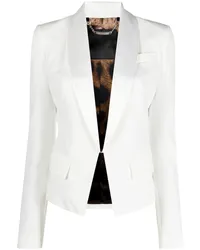 Philipp Plein Einreihiger Blazer Weiß