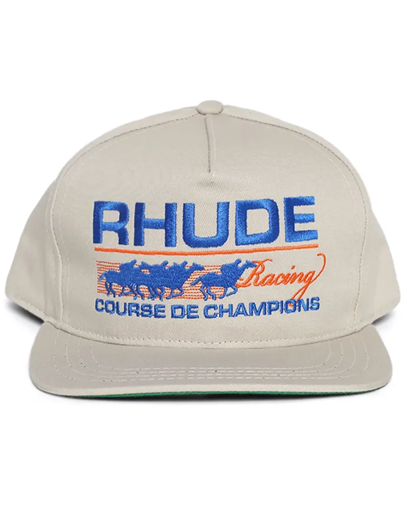 RHUDE Course de Champions Baseballkappe - Nude Nude