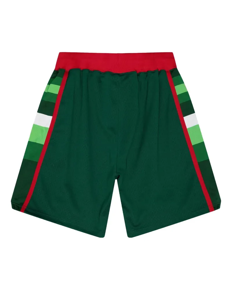Mitchell & Ness Milwaukee Bucks 83-84 Authentic Road Shorts - Grün Grün