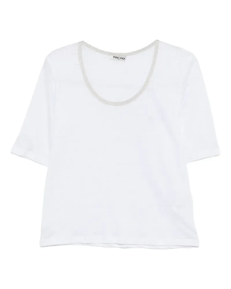 MAX&MOI scoop-neck T-shirt - Weiß Weiß