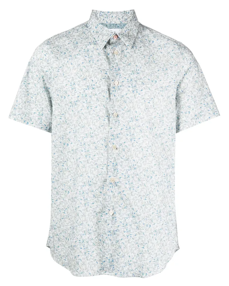 Paul Smith Hemd mit grafischem Print - Blau Blau