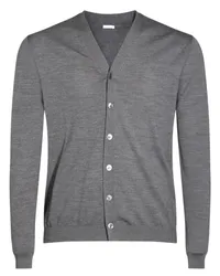 Malo Cardigan mit V-Ausschnitt Grau