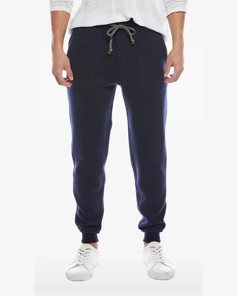 Brunello Cucinelli drawstring-waist track pants - Blau Blau