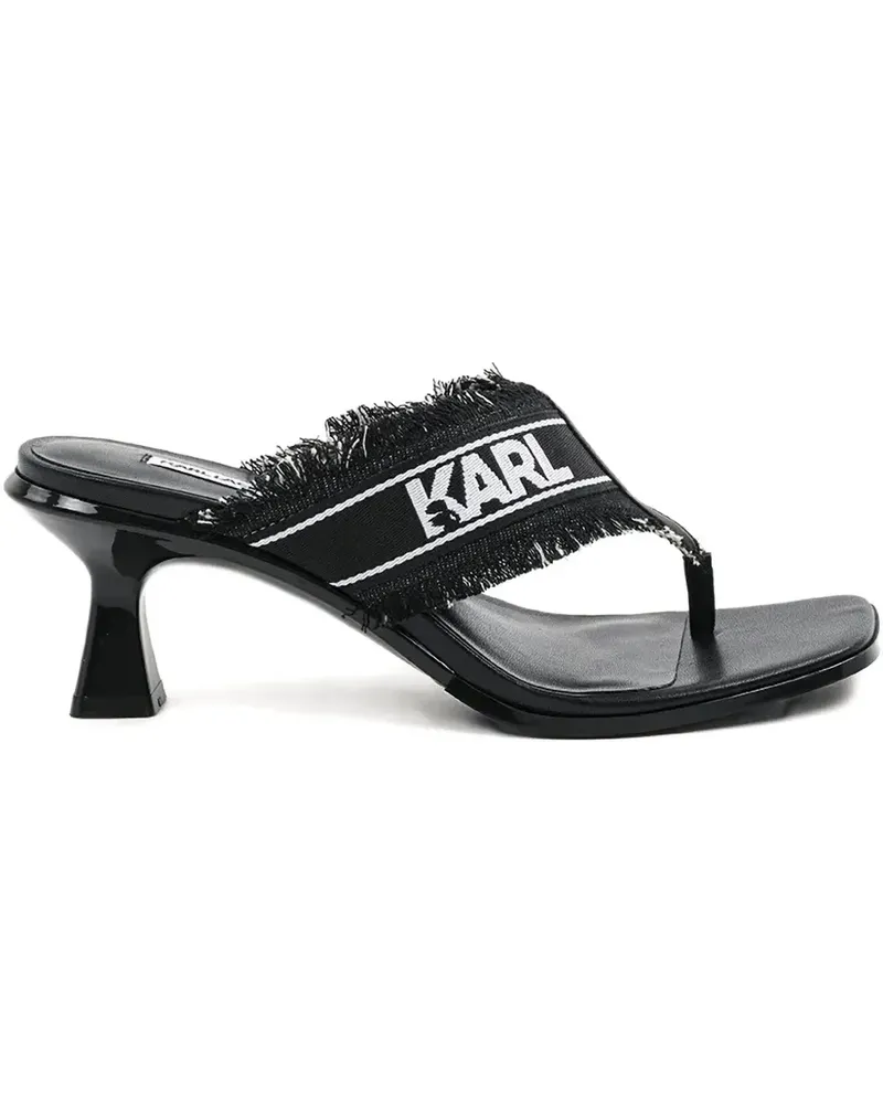 Karl Lagerfeld Panache II Flip-Flops 70mm - Schwarz Schwarz