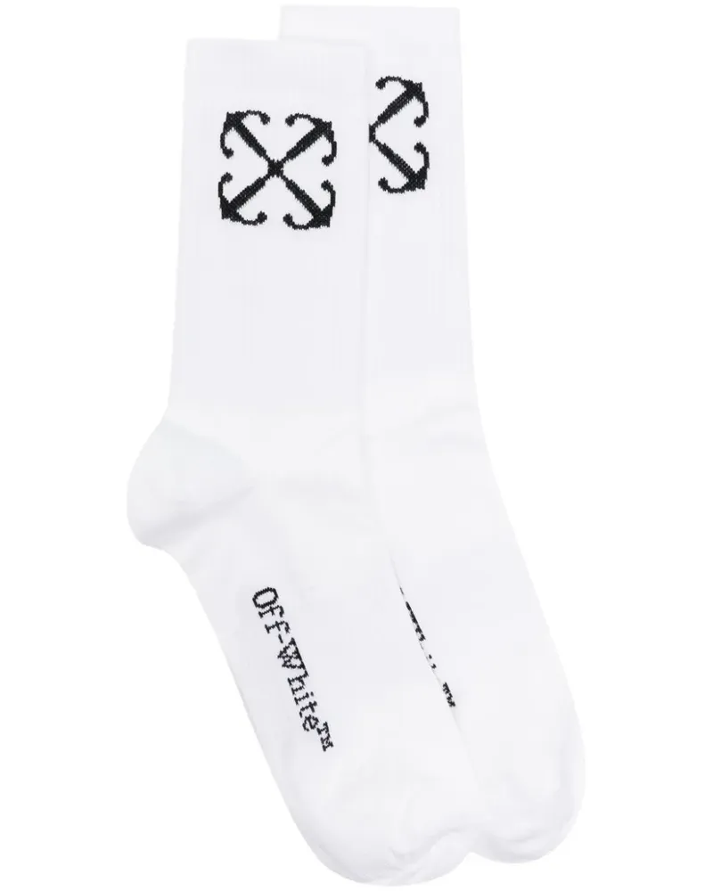 OFF-WHITE Socken mit Pfeilen - Weiß Weiß