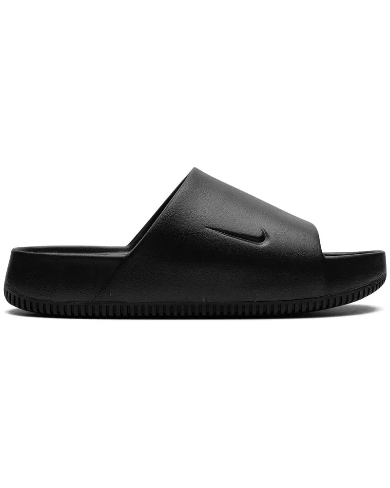 Nike Calm Black Pantoletten - Schwarz Schwarz