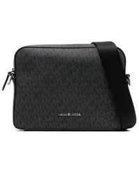 Michael Kors Dual Schultertasche mit Monogramm Schwarz