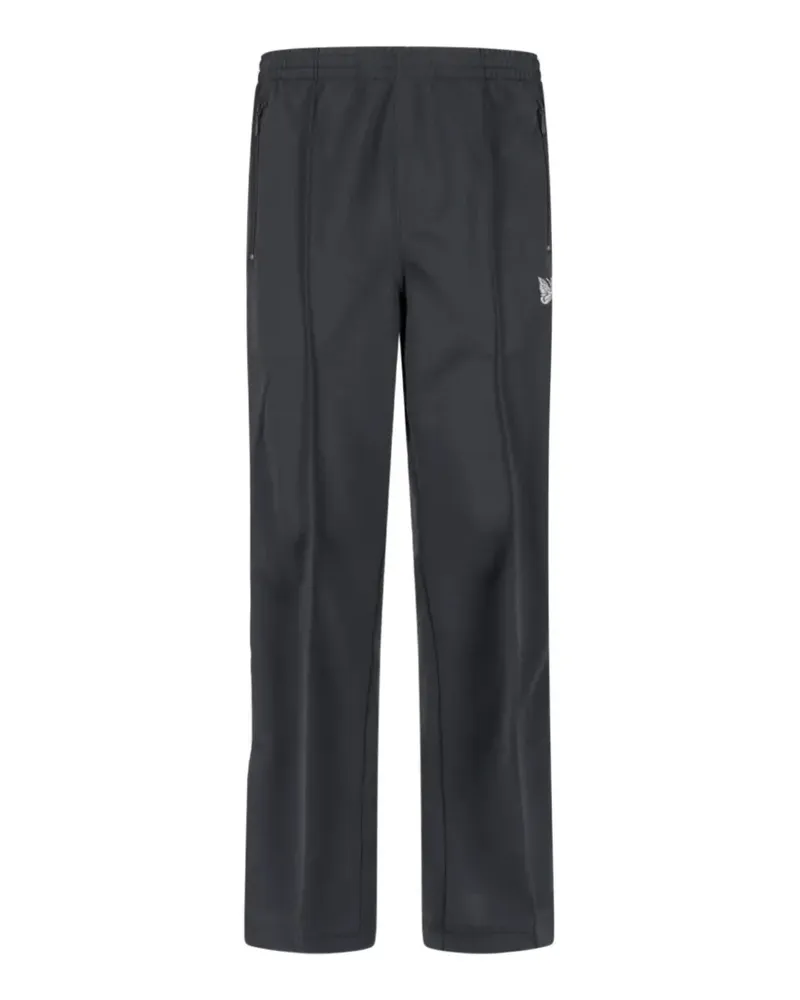 NEEDLES logo striped track pants - Schwarz Schwarz
