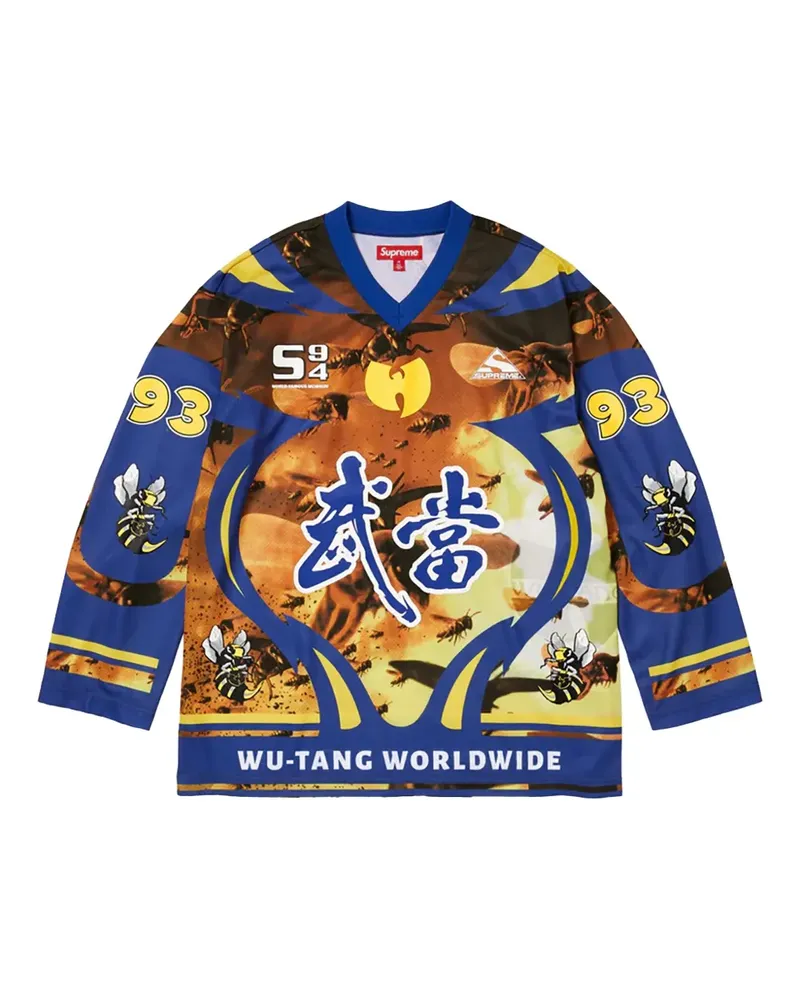 Supreme Being x Wu-Tang Clan Langarmshirt - Blau Blau