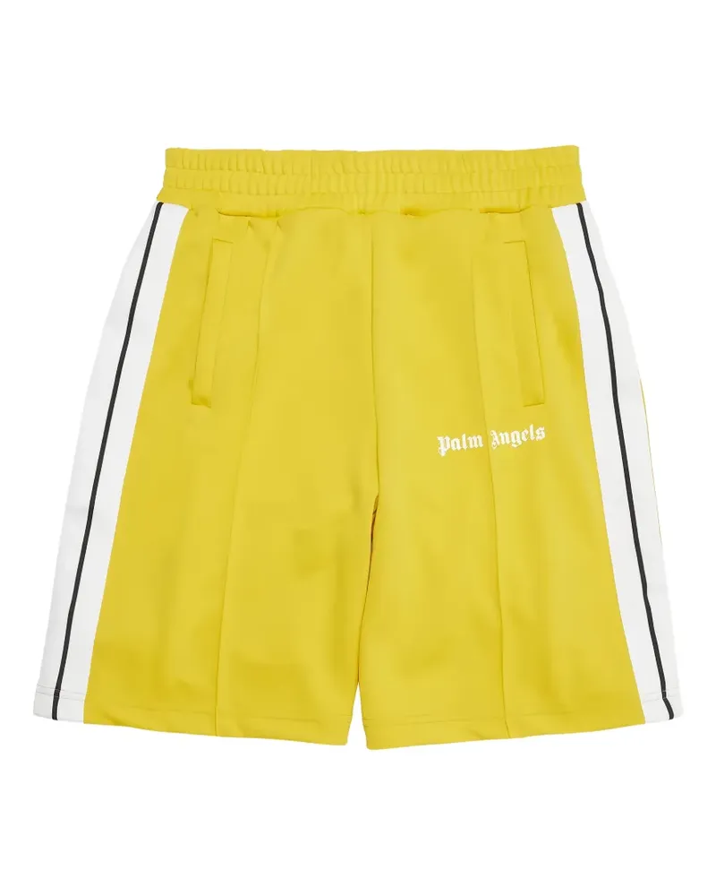 Palm Angels Shorts mit Streifen - Gelb Gelb