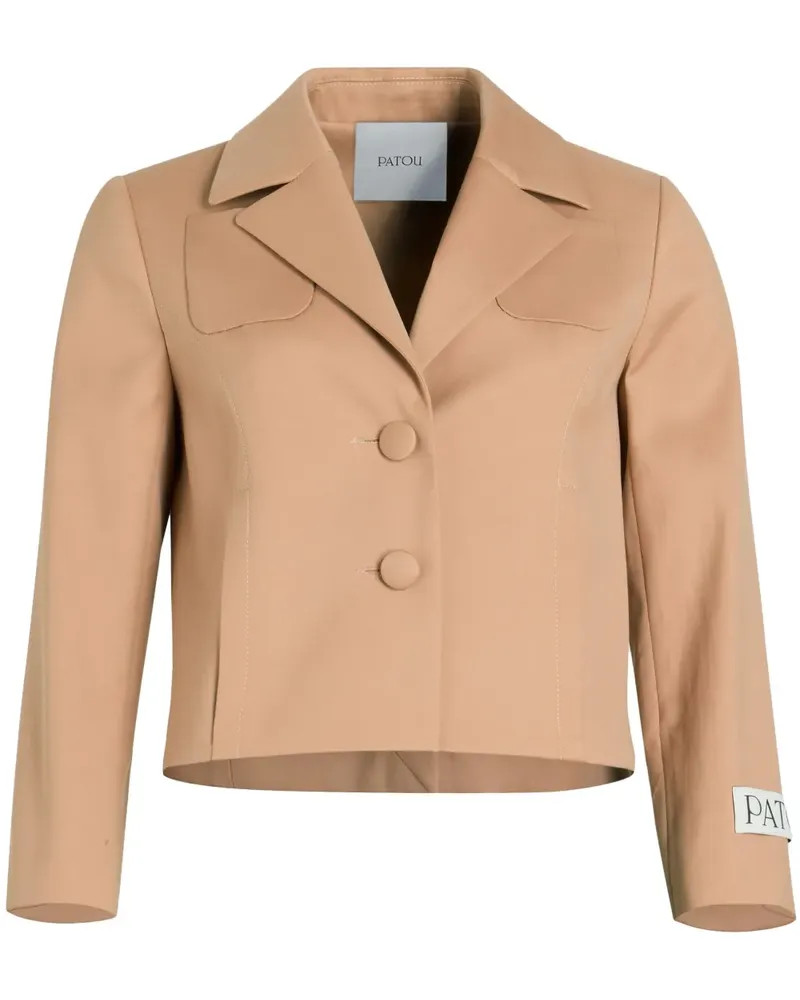 Patou Cropped-Blazer - Nude Nude