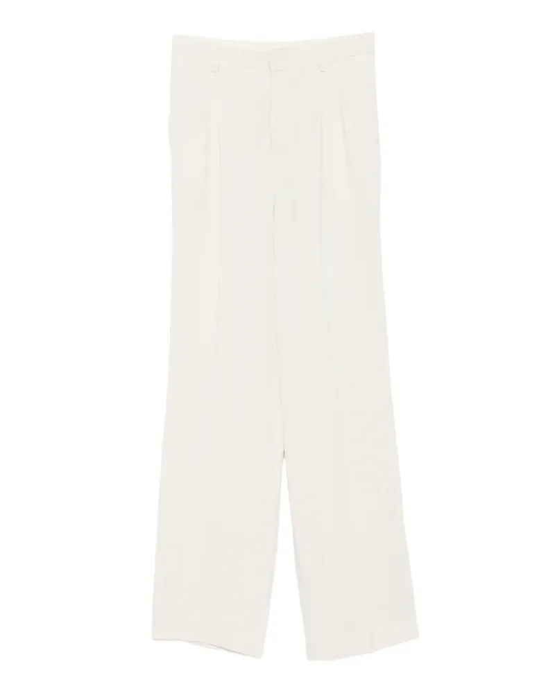 Petar Petrov pleated wide-leg trousers - Nude Nude